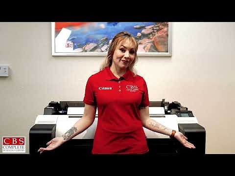 Canon imagePROGRAF TM 305 Tutorial Full video