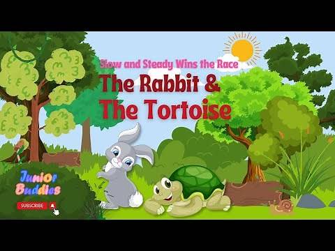 The Rabbit and the Tortoise Story Part 1| Moral Stories in English | Slow and Steady Wins The Race