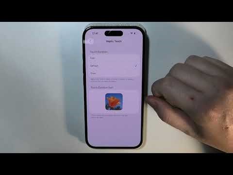 iPhone 17 - How to Manage Haptic Touch Vibrations (iOS 26)