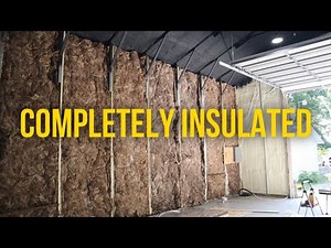 Completely FINISHING the insulation in my 30x40 Metal building