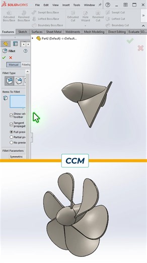 Solidworks Modeling Impeller
