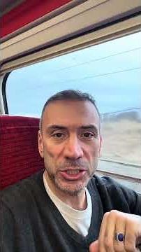 My train journey from Edinburgh to London has begun. 5 hours and 20 minutes. A wonderful journey.