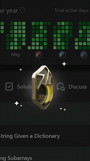 leetcode 365 badge | DSA | Competitive Programming