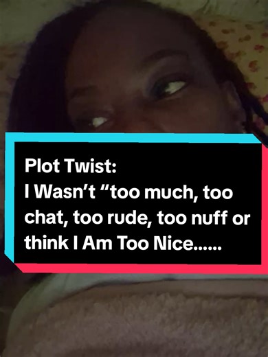 Beautiful Rising Gods and Goddesses have a fantastic day ✨️ Guess What!!! Life gave me a Plot Twist: I Wasn’t “too much, too chat, too rude, too nuff or think I Am Too Nice or Prim An Proper.” I was just running an advanced Neurospicy software without the user manual 😩 which was affecting my nervous system. I’m now processing new information while holding ambition, responsibility, and a body that requires strategic energy use. Sharing my thoughts, and being part of @Black SEN Mamas has helped r