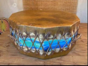 fabrication tambours amérindiens