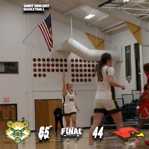Saint Vincent Athletics on Instagram: "A Bearcat win on a snowy night in Latrobe ❄ 🏀"