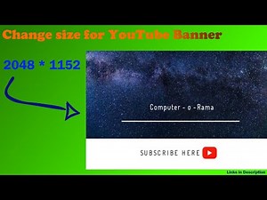 How to change Image Size to 2048 and 1152 pixels for Channel Art / Channel Banner using Paint.net