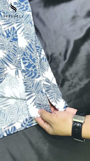 Summer Cuban Shirt Look 🌿 white blue printed shirt | men’s fashion 2026