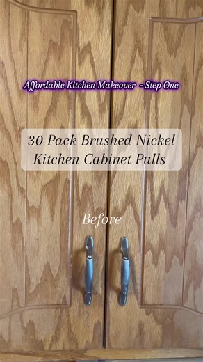 Affordable Kitchen Cabinet Makeover - Step One