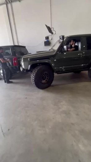 Exploring the M57 Off-Road Vehicle in a Workshop