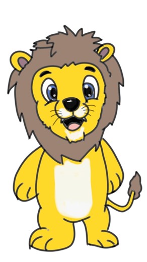 How to draw a cute little Lion cub - cartoon drawing #art #shorts