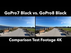 GoPro 7 Black vs. GoPro 8 Black Video Comparison Test (4K Footage)