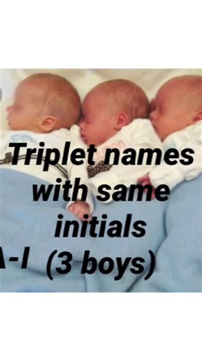 Part 1🐻🐻🐻 Triplet names for boys #triplets #boys #part1 #smaeinitals