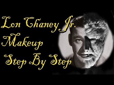 Lon Chaney Jr. Makeup Transformations Wolfman, Mummy's Ghost, One Million B.C. classic horror