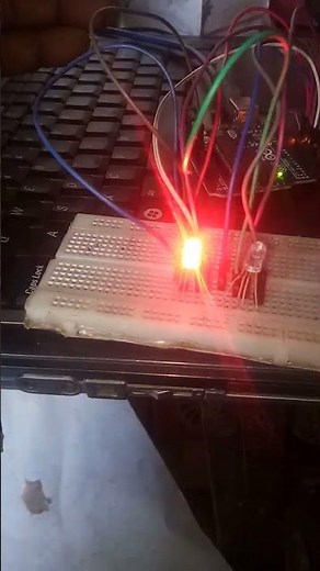 full bright rgb led chaser using Arduino uno #diy #arduino #shorts #viral