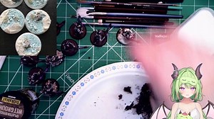 learning how to base my warhammer miniatures!