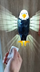 35K views · 533 reactions | ⭐ Product Link in Comments!⭐ American Bald Eagle LED Wall Light - USB, Remote Control, Night Lamp for Bedroom & Bar | YTshop | Facebook