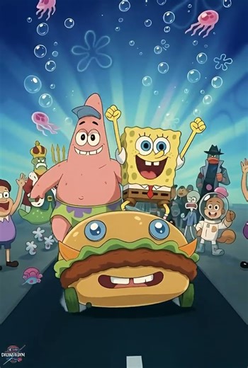 SpongeBob & Patrick in anime style! Nostalgic and epic! #ShonenJPN #anime #SpongeBob #patrickstar