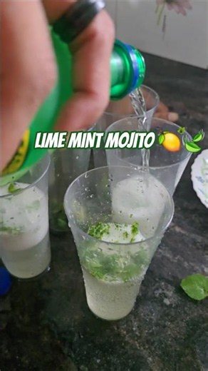 Lime Mint Mojito in 2 mints🍋🍃 |#juice