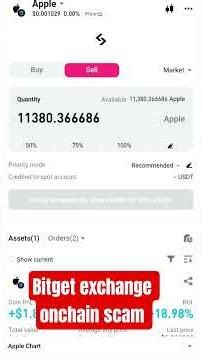 Bitget exchange onchain scam | Onchain trading bitget scam| Onchain scam