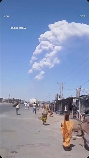 🚨 Il vulcano Hayli Gubbi in Etiopia erutta per la prima volta dopo circa 12.000 anni