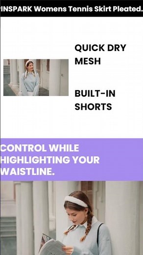 Pinspark Tennis Pleated Skirt | Sporty, Chic & Functional Outfit