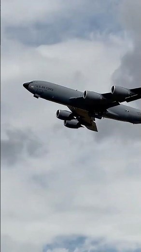 KC-135 Stratotanker in Action | Mid-Air Refueling by the Legendary Boeing KC-135 Jet #usa #usarmy