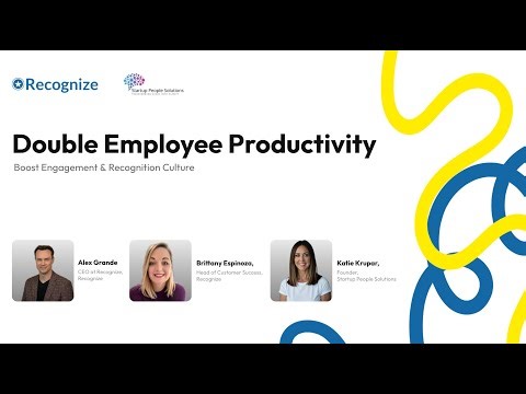 Webinar: Double Employee Productivity—Boost engagement & Recognition Culture