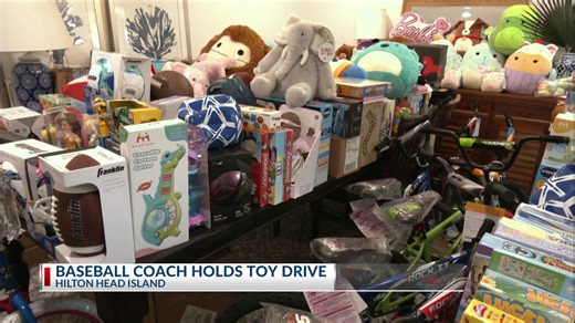 HHI toy drive held by local baseball coach delivering for 9 years this Christmas