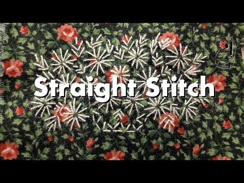 Straight Stitch – As simple as stitching gets
