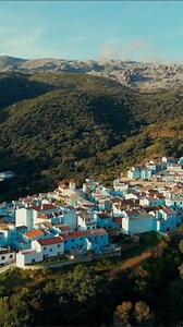 A drone tour of Júzcar: Spain's real-life Smurf village