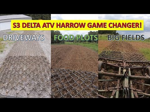 This new drag harrow is a game changer. S3 Delta/REM Delta 6' harrow it does it all!