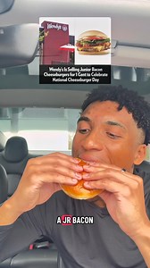 12/30 1 CENT BURGERS @ Wendy's TO CELEBRATE NATIONAL BACON DAY🍔🥓‼️ #nationalbaconday #wendys #1centburgers | nateandsaraheats
