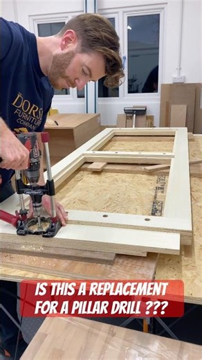 Suitable replacement for a pillar drill? Full video out tomorrow 👇