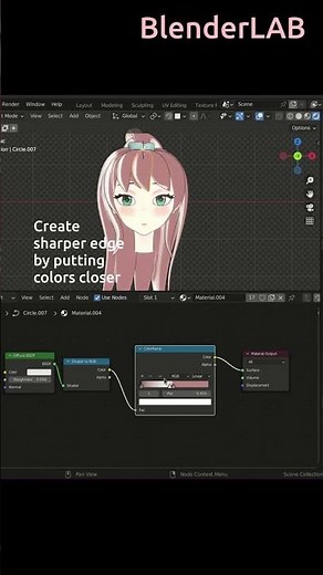 Easy Blender tutorials: Anime shader in seconds!