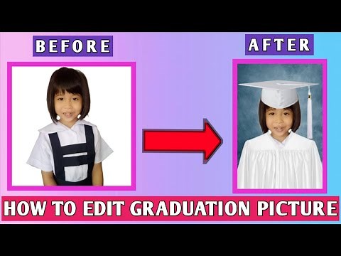 HOW TO EDIT GRADUATION PICTURE USING PICSART || TUTORIAL