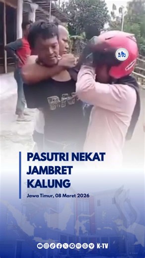 Pasangan suami istri diduga melakukan penjambretan kalung emas di Ngawi, Minggu (8/3/2026). Aksi mereka gagal setelah warga mengepung dan mengamankan keduanya. #KTV #SmartTV #Penjambretan . For Endorsement and Information, you can call or chat ⬇️ 6282131749705