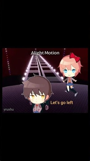 “He went that way” // #ddlc #squidgame #shortvideo // doki doki literature club // ddlc