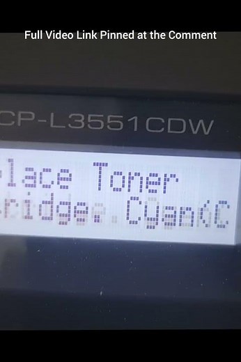 How to Reset Low Toner Error Message in Brother Printers #shorts #youtube #video #Printer