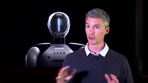 101K views · 1.4K reactions | Meet AEON, a humanoid robot developed by global technology firm Hexagon, to help bridge labor gaps in various industries. It will start work in live industrial settings later this year, the company said | Reuters | Facebook