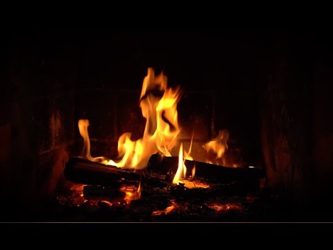 ASMR Sleep-Inducing Bonfire, Burning Firewood, Crackling of Fire Sound Effect, White Noise 12 Hours