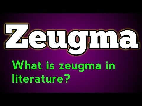 Zeugma | What is zeugma in literature | Zeugma definition | What is zeugma? Figure of speech