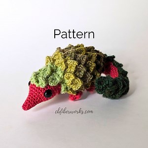 Pascal the Pangolin Crochet Pattern | Posable Amigurumi Toy Pattern - Etsy