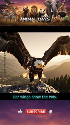Eagle's First Flight: A Parent's Courageous Leap of Faith #Animals #Wildlife #Nature