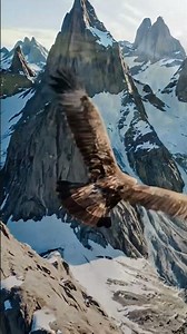 Golden Eagle's Flight Through the Mountains #SkyPredator #EagleSoar