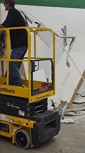 Demolition of a store in Tennessee