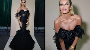 Amanda Holden looks sensational in see-through black lace dress for final BGT semi-final show