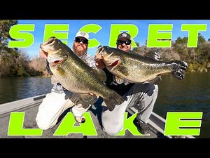 EPIC Bass Fishing On A Secret Lake In East Texas!