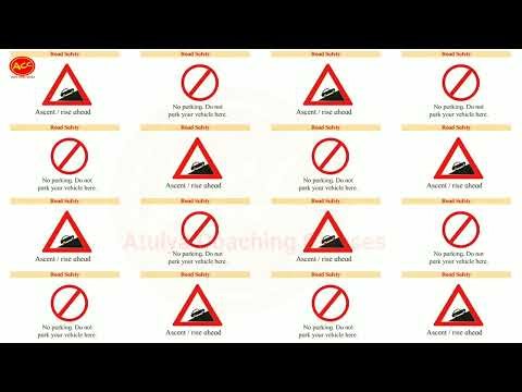 Traffic Signs Know and Stay Safe | Silent Video Road Safety Message | Road Safety Signs in India |