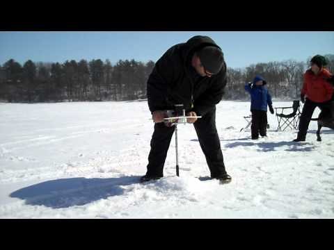 homemade electric ice auger